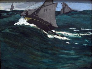 La ola verde de Claude Monet